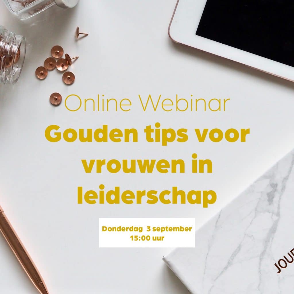 Gouden tips voor vrouwen in leiderschap